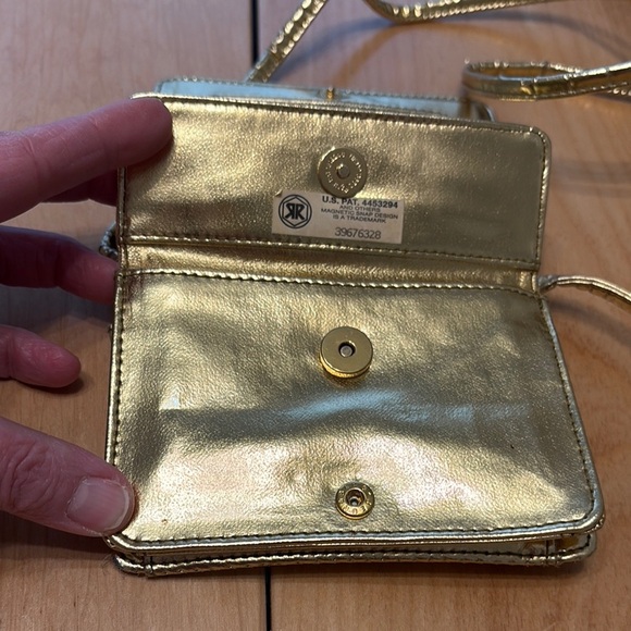 Vintage gold mesh Whiting & Davis small crossbody bag - Picture 6 of 9